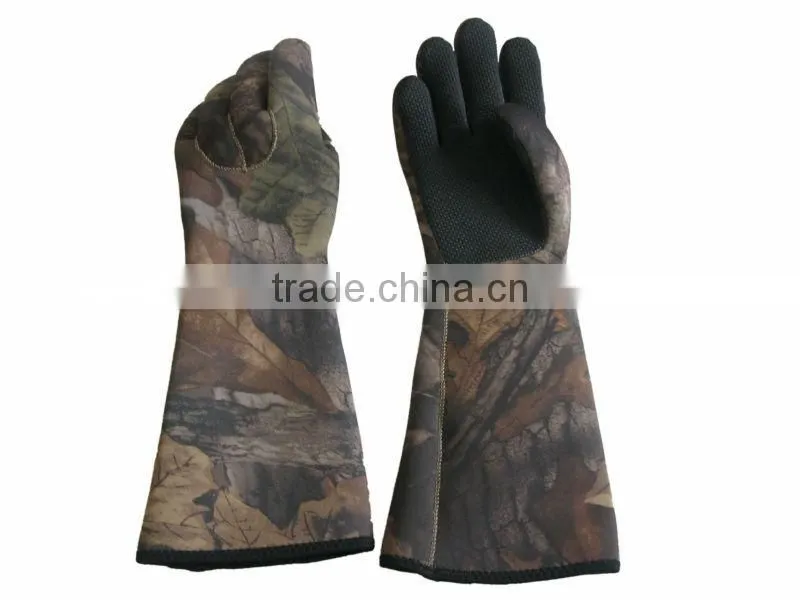 OEM Service Camo Hunting neoprene glove wholesale