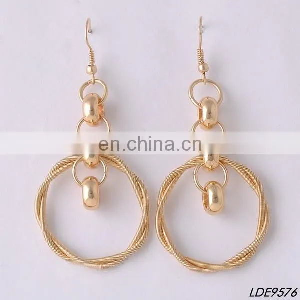 Shell bead Cluster charms chandelier hoop earrings