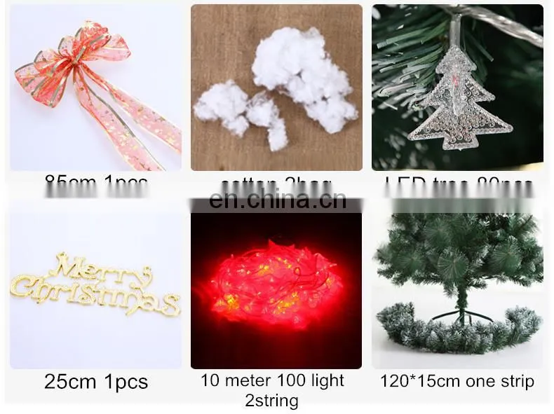 210cm Luxury LED artificial christmas tree