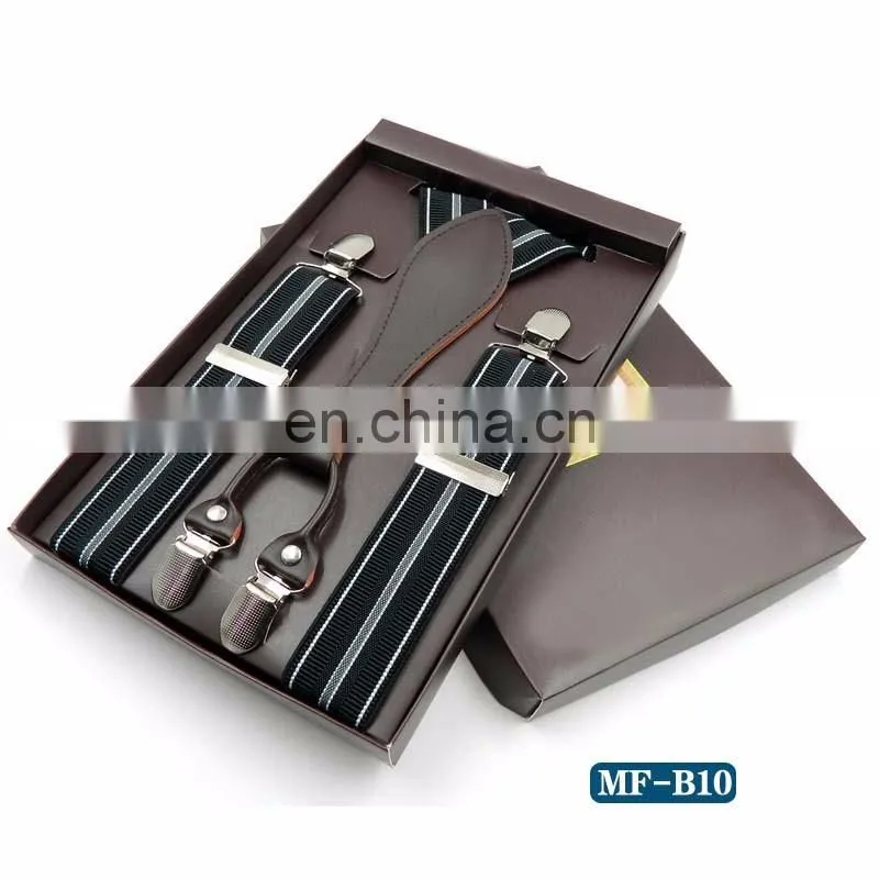 2017 Yiwu wholesale fashion mens suspenders braces
