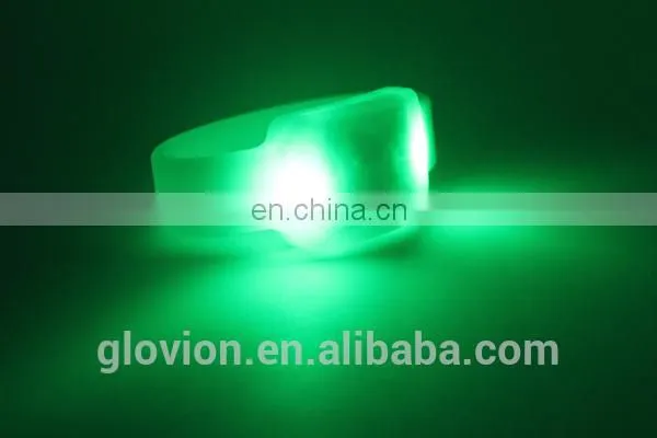 High quality LED silicone remode control bracelet with logo
