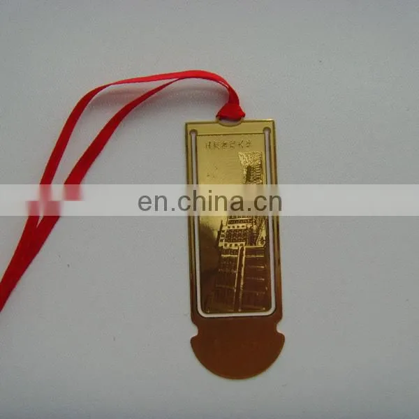 High quality promotional metal bookmark