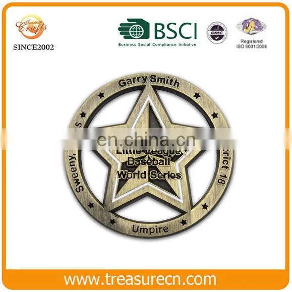Zinc alloy die casting custom hard enamel lapel pin manufacturers China