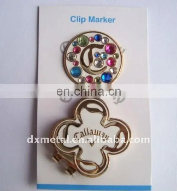 famous golf club magnetic golf hat clip set