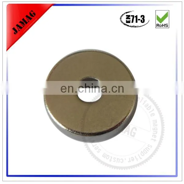 Buy strong permanent neodymium countersink magnet