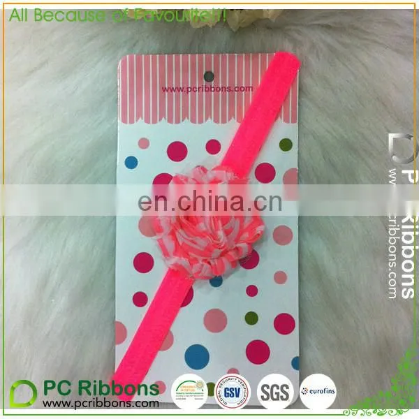 41cm fold over elastic headbands with bows