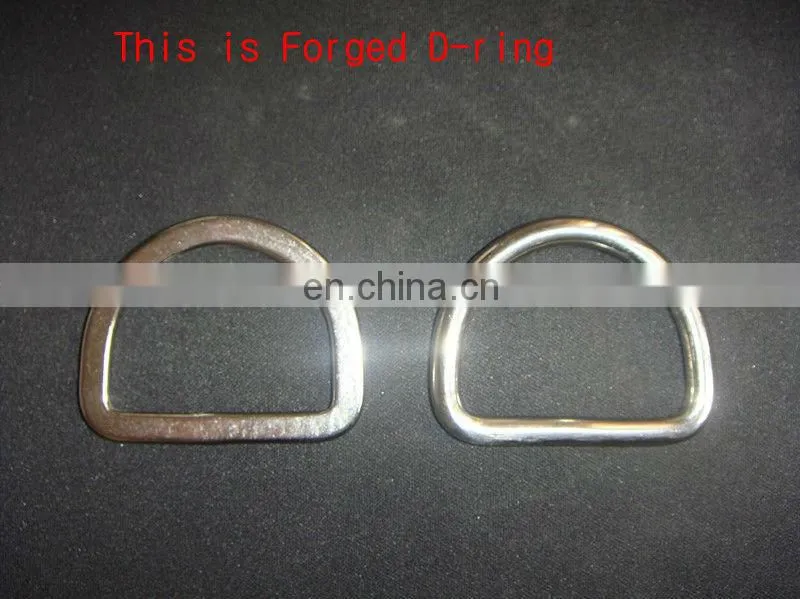 Forged stainless steel Marine Hardware D Ring