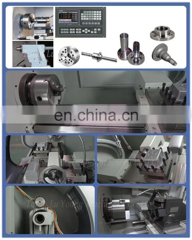CK6432 Small CNC Lathe Machine with Manual or hydraulic chuck factory in China
