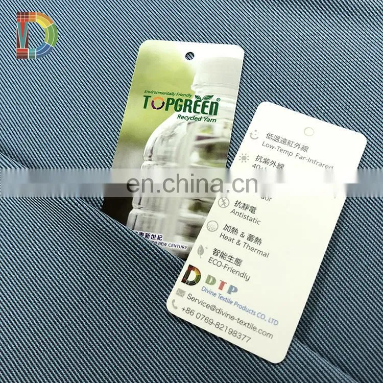 50% graphene 50% recycled PET bottle infrared upf 50+ eco friendly fabric