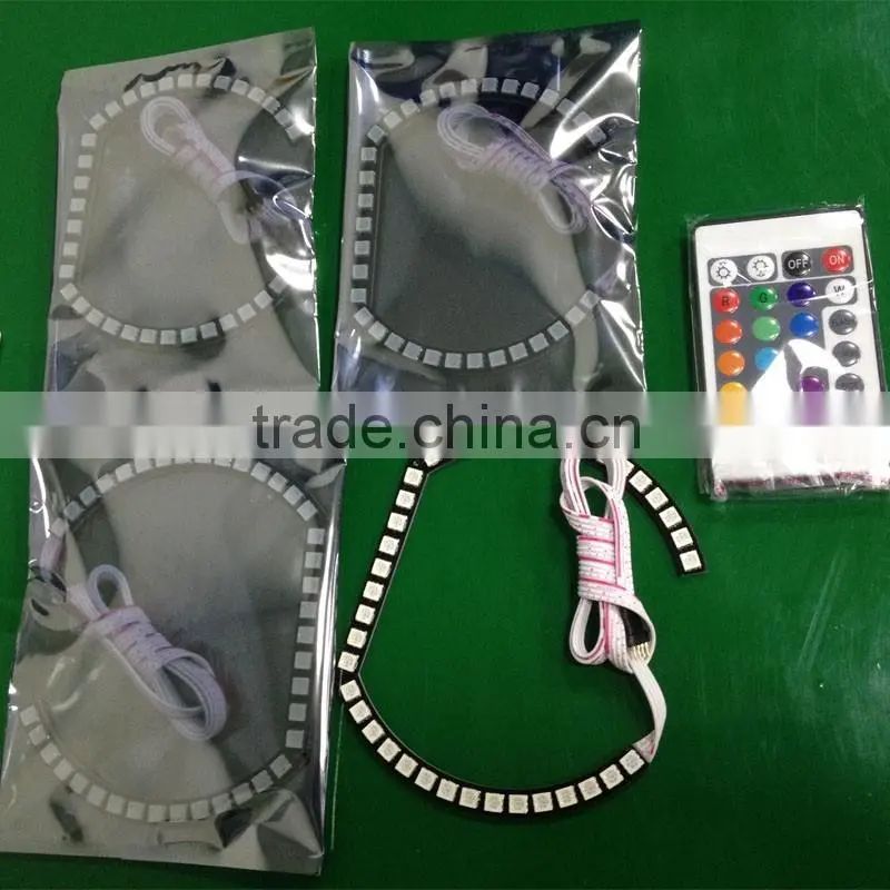 RGB F30 Angel Eyes Multi-Color SMD Ring U shape Diameter 102mm 105mm Colorful Car Headlamp LED Halo Ring