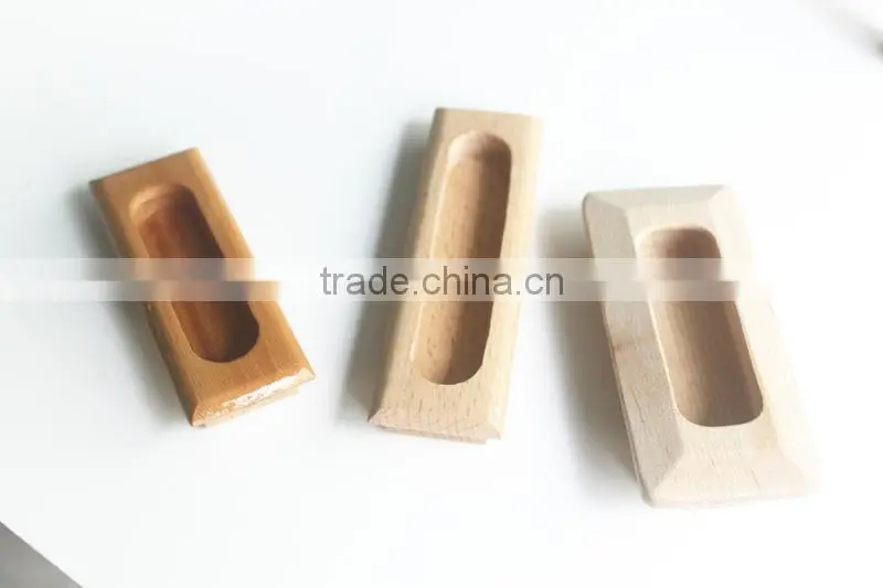 Japan quality beech wooden cabinet handle wood handle