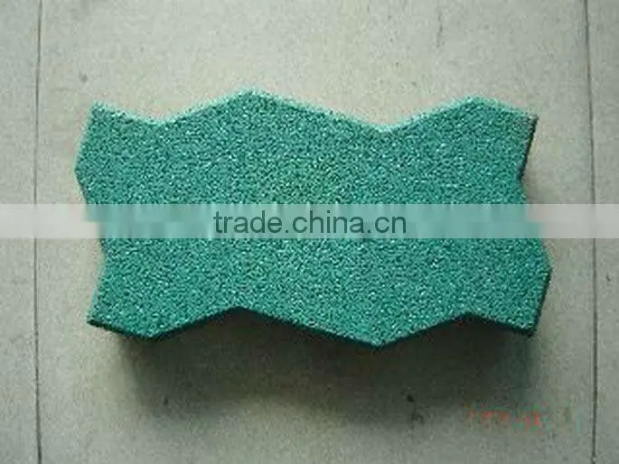 Interlocking Z-Brick Rubber Tile/ Garden paver