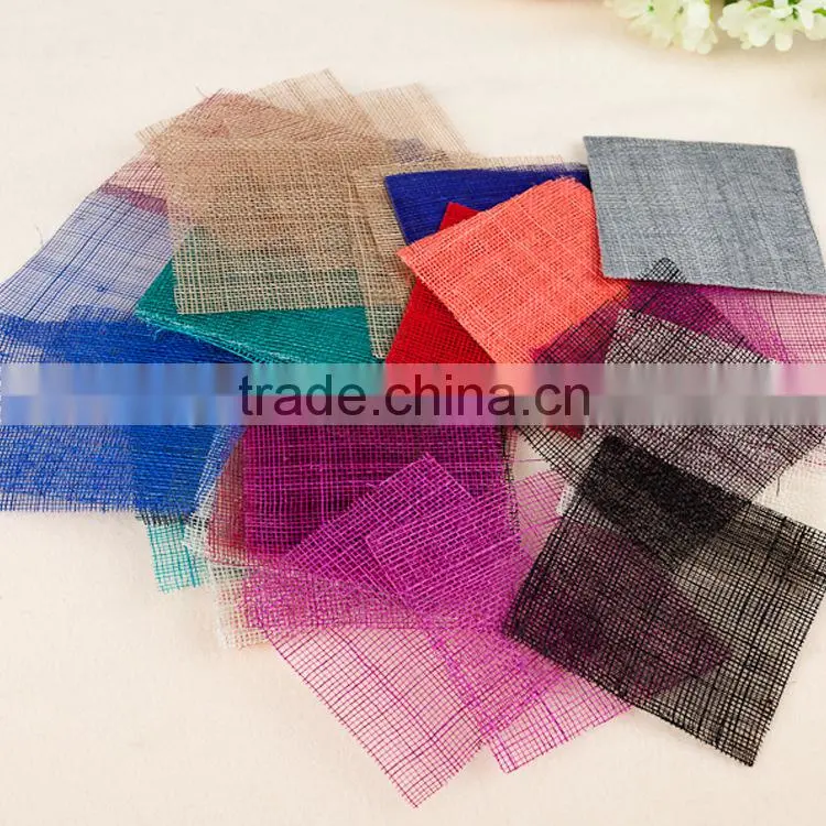 Wholesale Fascinator hat/Sinamay Hat Material Fabric