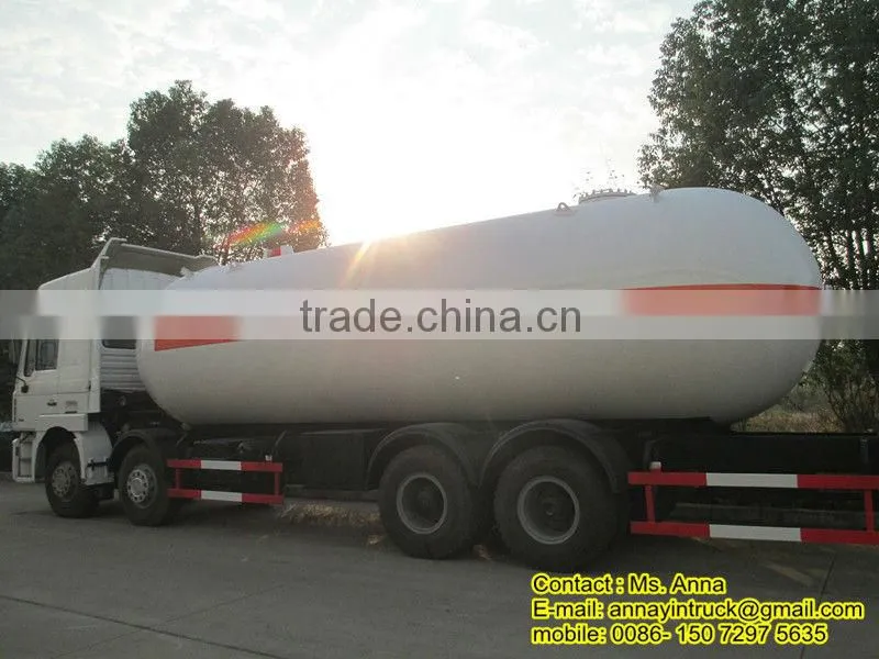 20-35CBM Shacman 8x4 336hp LPG tank truck LPG storage truck lpg tanker transportation truck