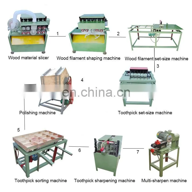 Automatic bamboo toothpick making machine/ tooth pick making machine/ automatic wood toothpick processing machine price