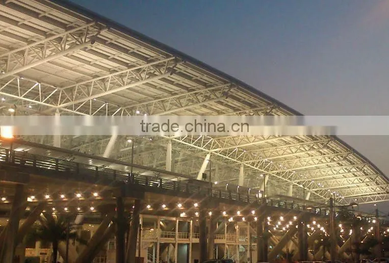 China long span light steel space frame airport terminal