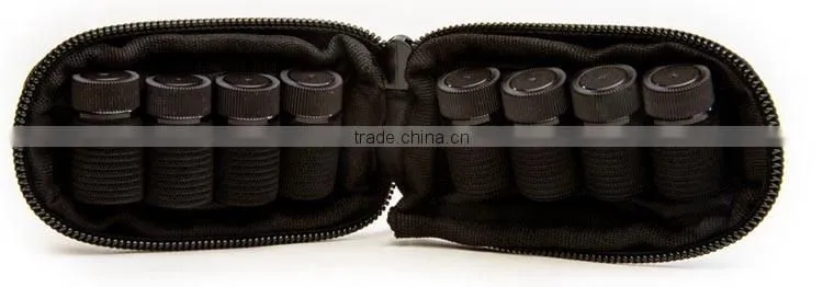 Black neooprene soft essential oil key chain case,essential oil keyring case, keychain essential oil holder