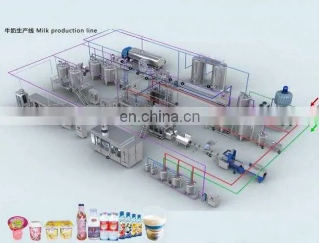 yogurt filling line with factory price