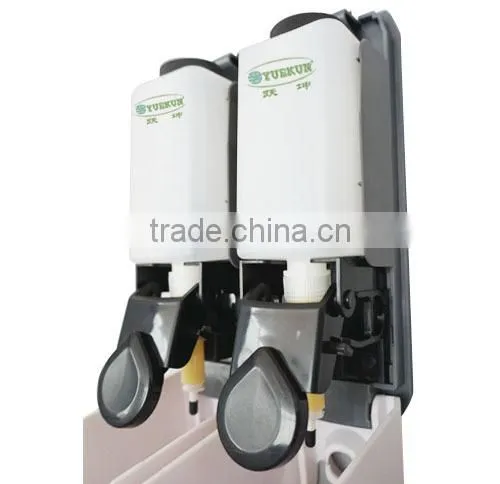 New 700ml Double Soap/Shampoo Dispenser Lotion Pump Action Wall Mounted Shower YK1051