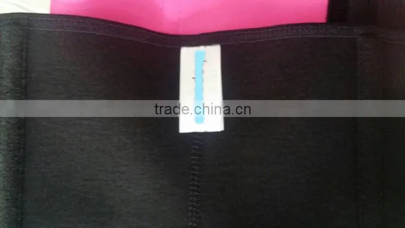 2016New Arrival Top Selling 3 Hooks Latex Black Vest Waist Cincher Wholesale For Women And Man
