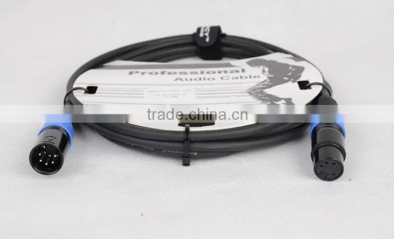 3 meters 5 poles led light cable for dmx cable DMX009(5P)-3M
