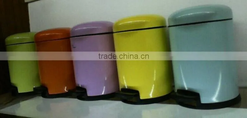 Stainless Steel Arched Cover Waste Bin