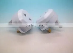 EU 2 PIN TO UK 3 PIN TRAVEL ADAPTER PLUG ADAPTOR CONVERTER PLUG