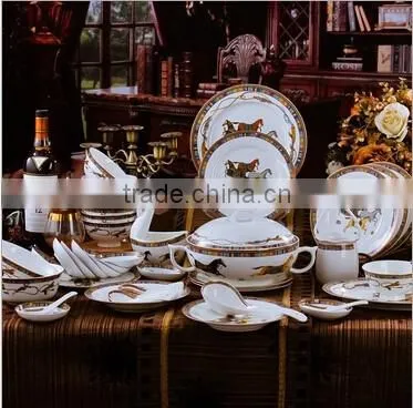 56 pcs Fine Royal brand names of dinner sets