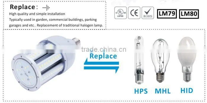 Waterproof corn street light 1oow wholesale led lightbulbs