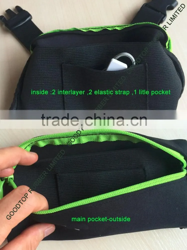 Neoprene Spandex Lycra Leather Running Belt Factory In China