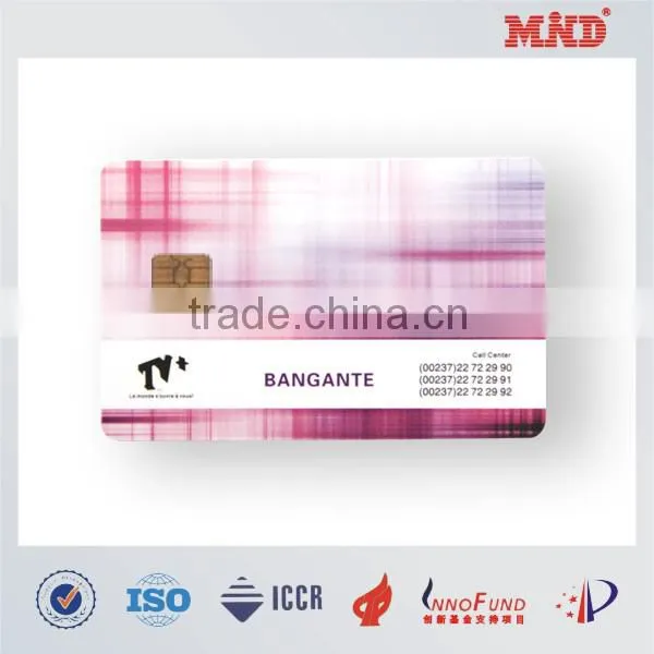 MDC1428 IC smart card for sale Plastic card printing with running numbers