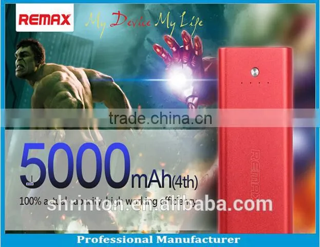 Super Slim 5000mah mobile wallet power bank with 100% matel case