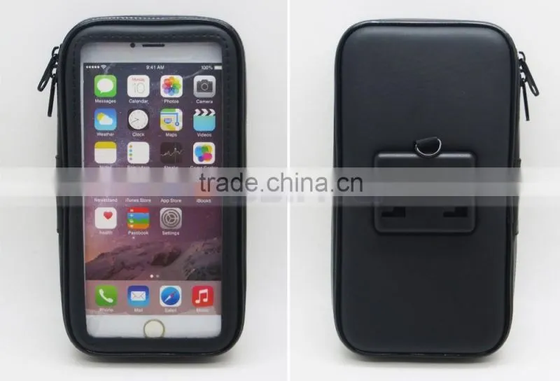 Outdoor Sport Waterproof Full Cover 5.5 Inch Bike Pouch Case for Smart Mobile Phone
