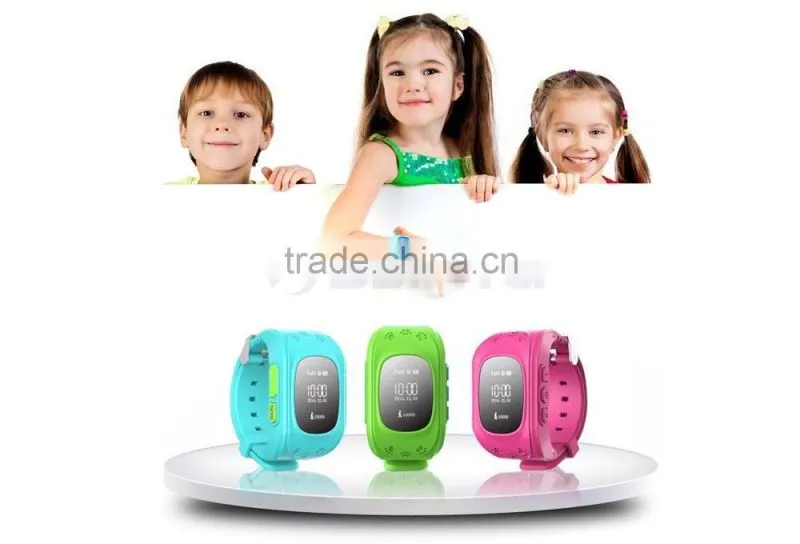 Silicone WIFI Wrist Cell Phone Watch For Kids Watch Phone With SOS Phone Call GPS Tracker