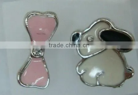 Metal owl sharp stud earring pins, fashion alloy stud earring pin