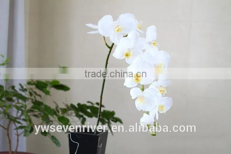 High simulation butterfly orchid a plastic handle Great branches 11 head simulation flowers/wedding decoration