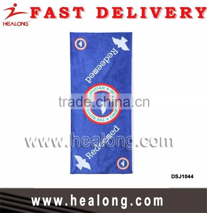 Quick Dry Microfiber Custom Sublimation Printed Bath Golf Gym Hotel Yoga Face Sport Towel Personalized