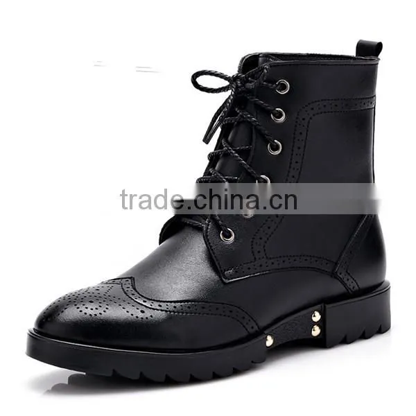 Wholesale top sale fashion leather shoes boots for man SH-629