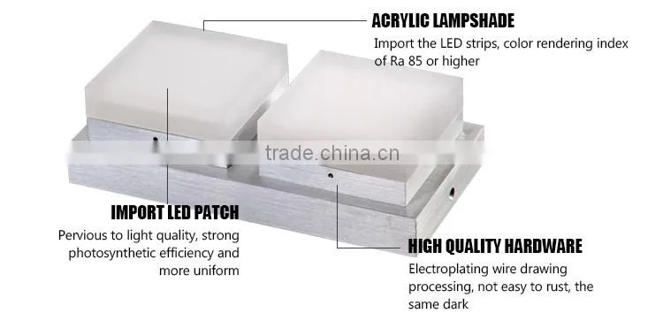 Dailyard 10w led lighting led microwave sensor ceiling light