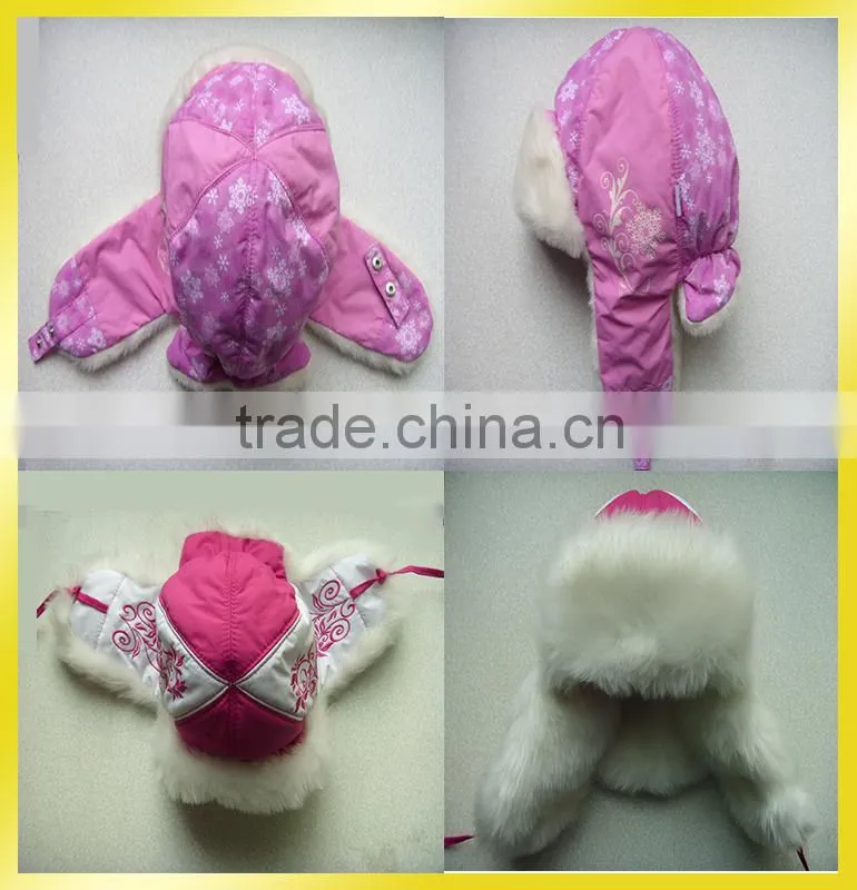 2015 New Product Acrylic Winter Cap For Children