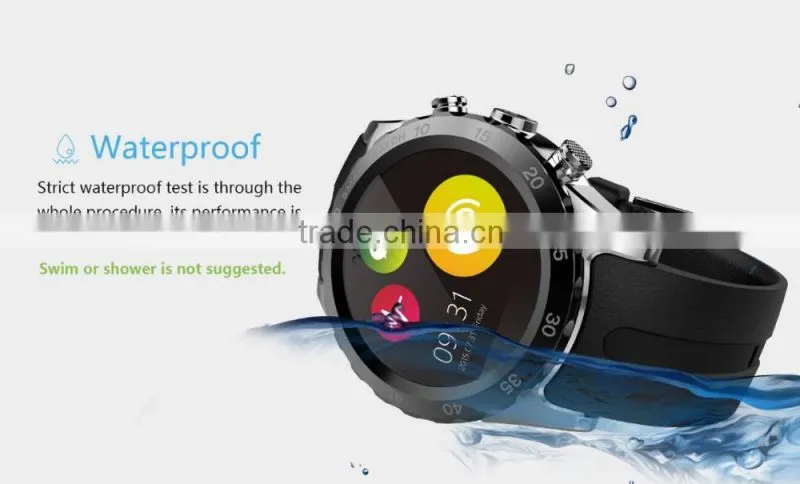 hot selling KW08 long time standby wireless magnet absorb and cable wired charge smart watch with CE