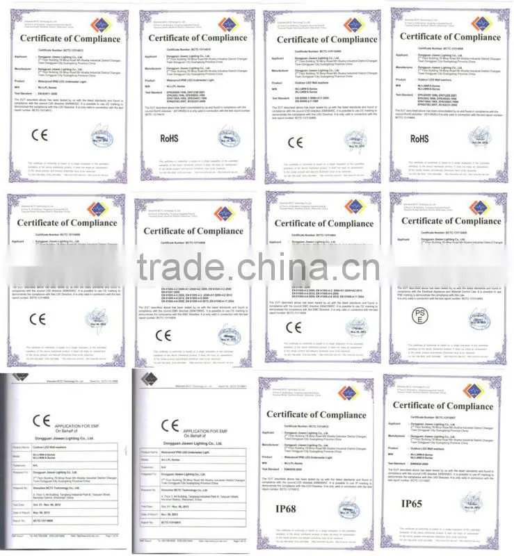 Independent Mode Round RGB LED Wall Lights