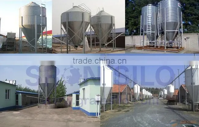 Hot Galvanized Bolted Feed Bin,Corrosion and Rust protection