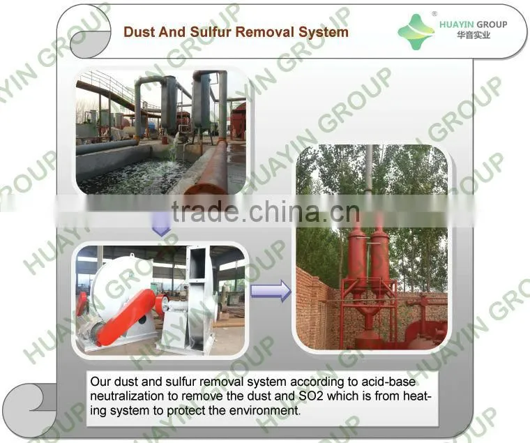 tyre and plastic pyrolysis machine, Scrap Engine Oil Distillation Equipment With 24KW Motor Work Rate