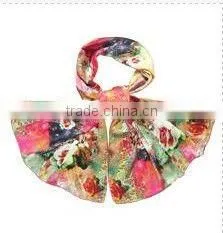 2012 the lastest silk scarves,skull scarf winter