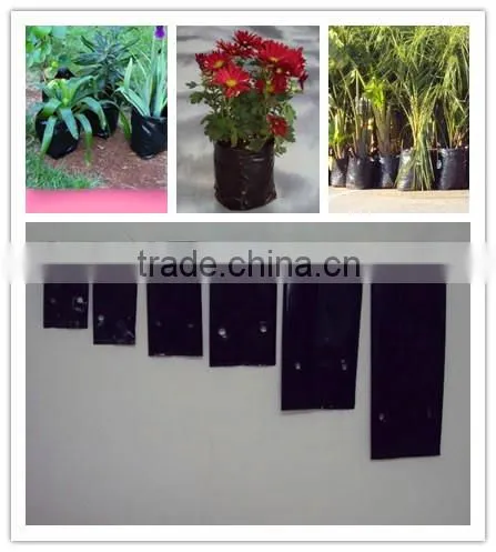 LDPE tube growing bags with UV treated