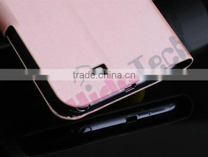 N7100 Glossy Leather Case for Samsung Galaxy Note2 2, Wallet Leather Case, N7100 Glossy Book Style Leather Case