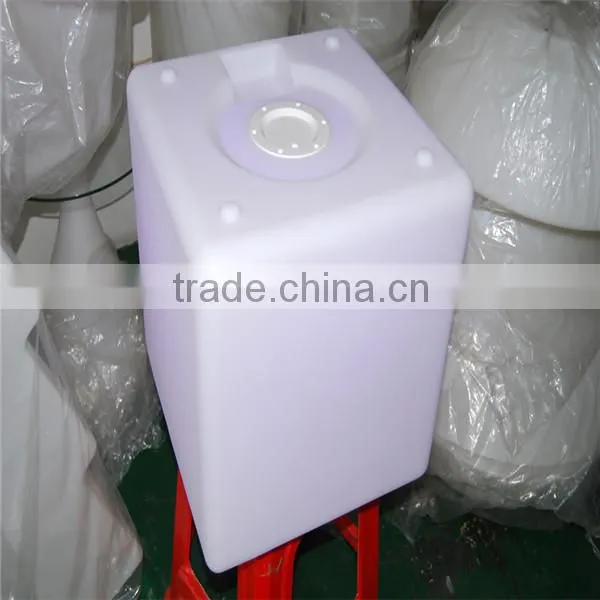 plastic led cube chair outdoor plastic led cube chair wholesale