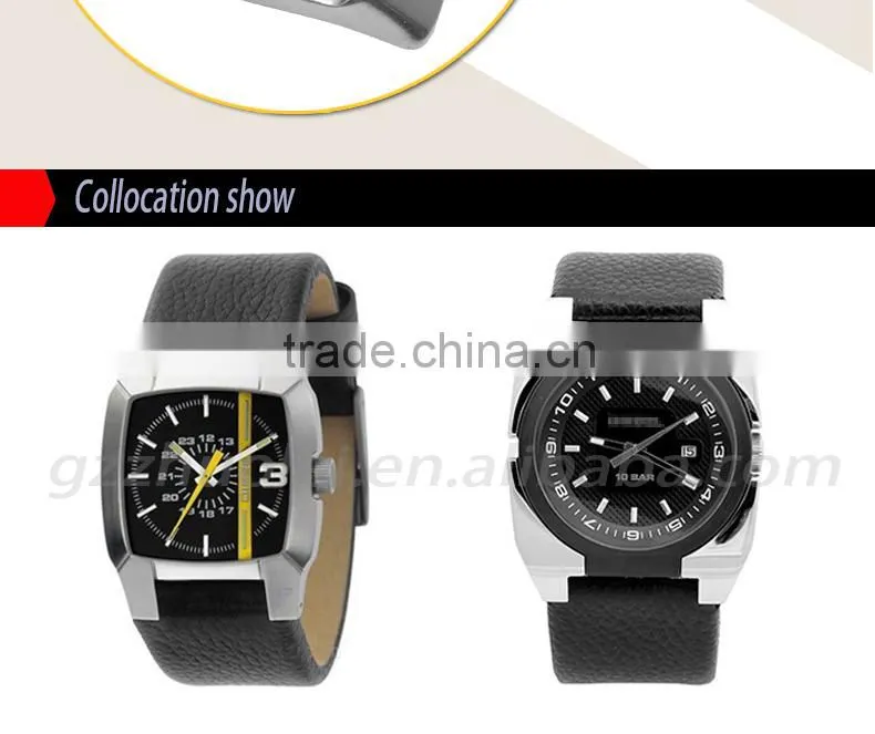 Luxury real alligator 28*24mm DS Leather Watch Bracelet leather watch strap