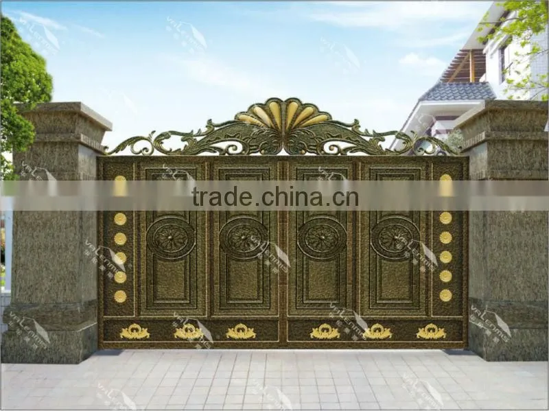 Modern garden main gate aluminum alloy design